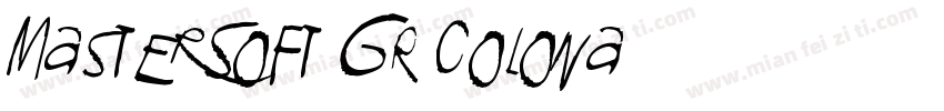 MasterSoft GR Colona字体转换